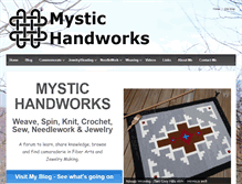 Tablet Screenshot of mystichandworks.com